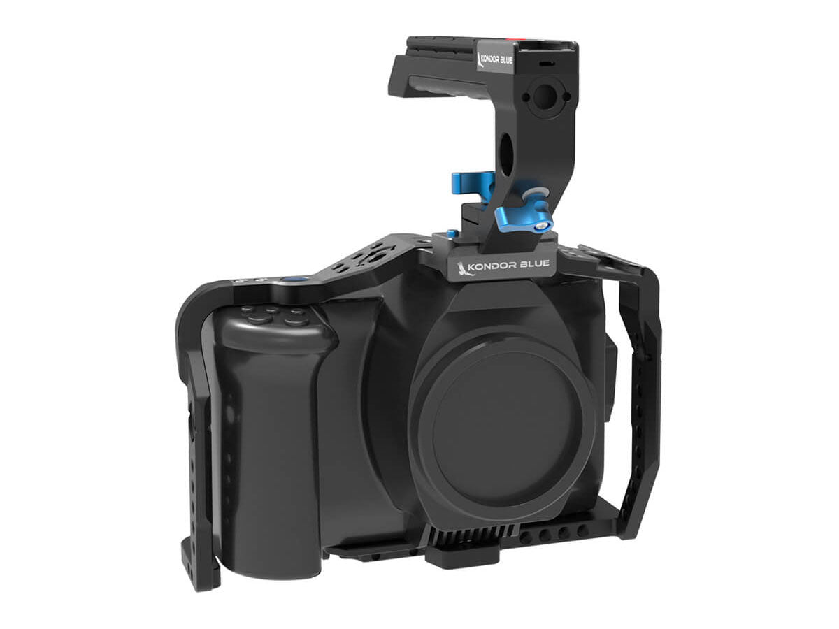 Kondor Blue Blackmagic Pocket 6K Pro Cage (Top Handle) - Black