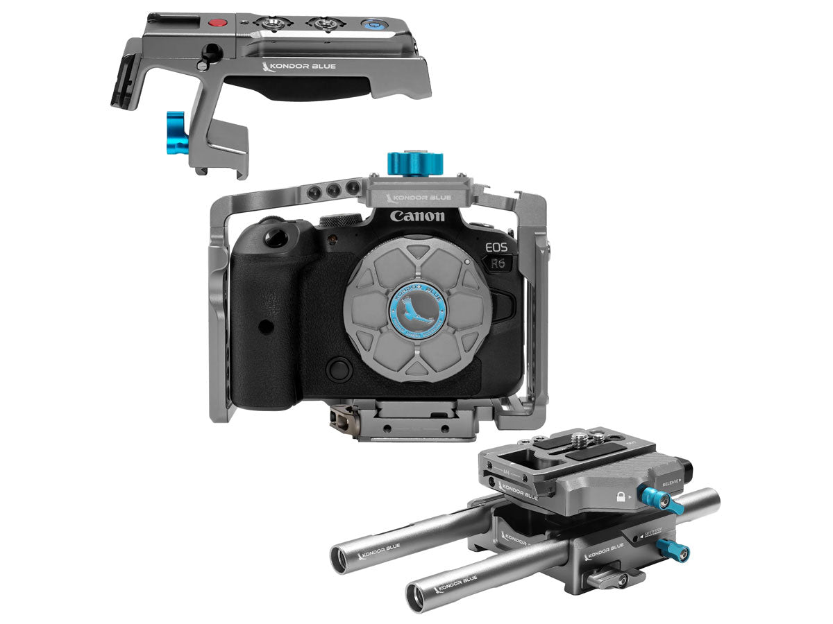 Kondor Blue Canon R5 Base Rig MKII (R5/R6/R) - Space Grey