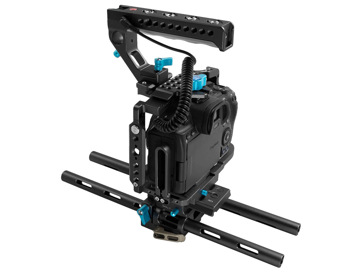 Kondor Blue Canon R5 Base Rig MKII (R5/R6/R) - Raven Black
