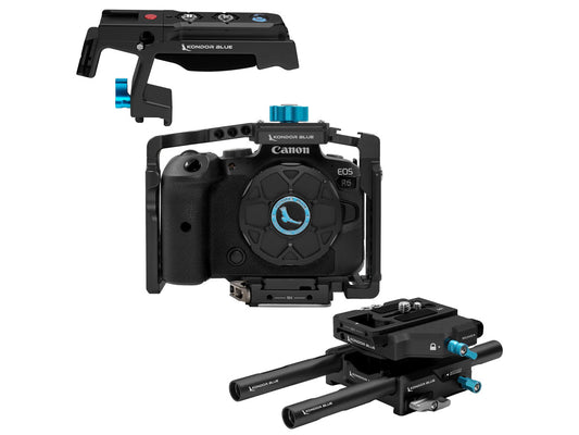 Kondor Blue Canon R5 Base Rig MKII (R5/R6/R) - Raven Black