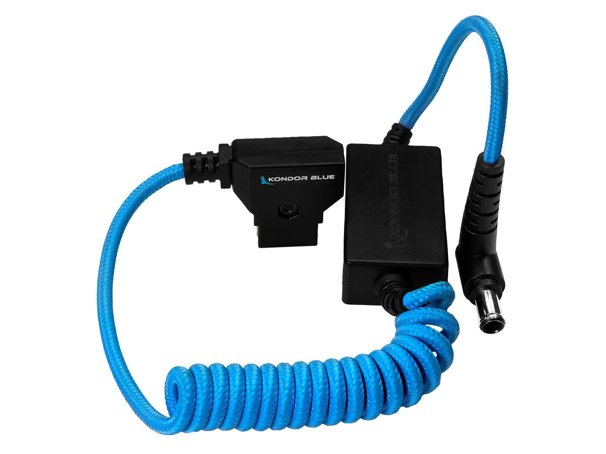 Kondor Blue Coiled D-Tap to 19.5V Regulated DC for Sony FX9/FX6