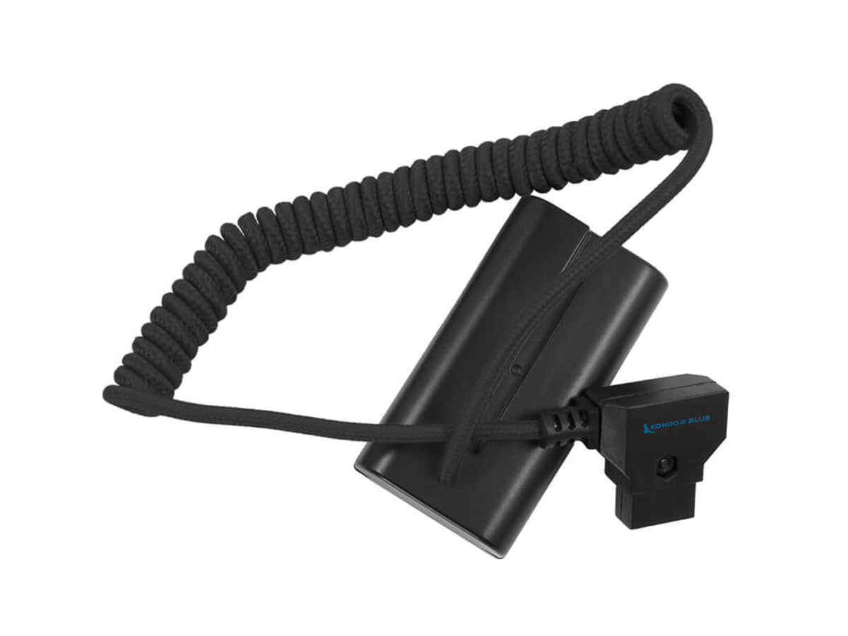 Kondor Blue D-Tap to Sony A7SIII/A7IV NP-FZ100 Dummy Battery Cable - Black