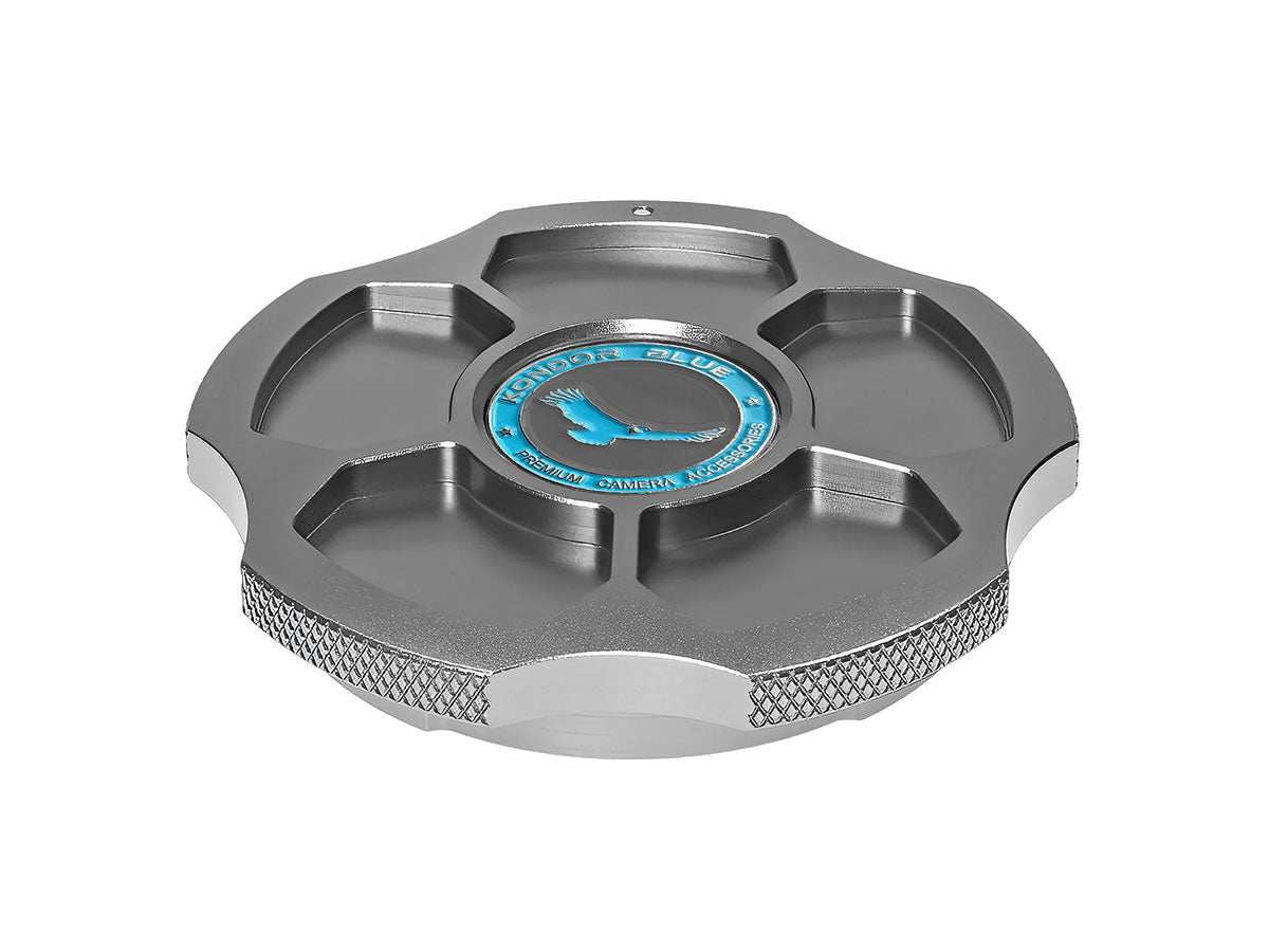 Kondor Blue Fujifilm GF Cine Cap - Metal Body Cap for Camera Lens Port (Space Gray)