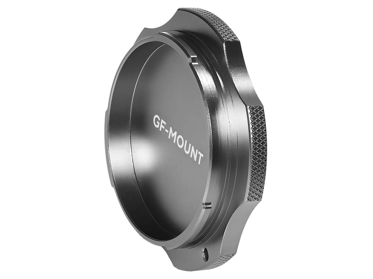 Kondor Blue Fujifilm GF Cine Cap - Metal Body Cap for Camera Lens Port (Space Gray)