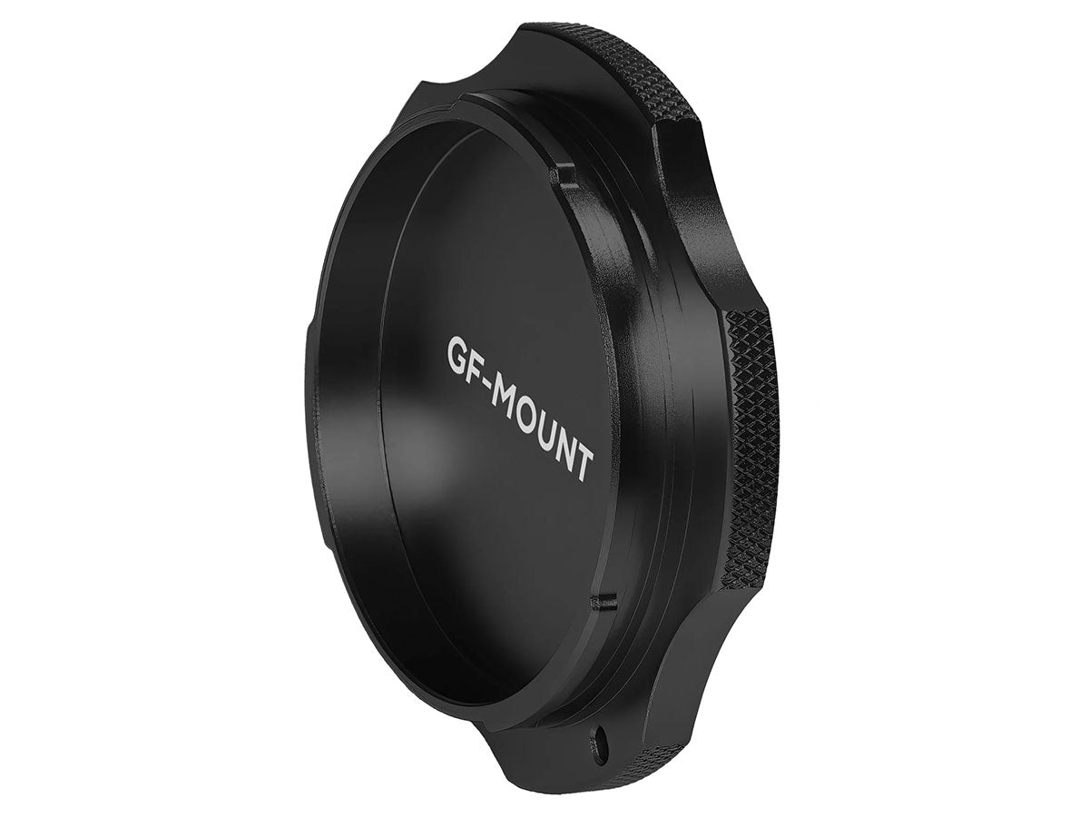 Kondor Blue Fujifilm GF Cine Cap - Metal Body Cap for Camera Lens Port (Raven Black)