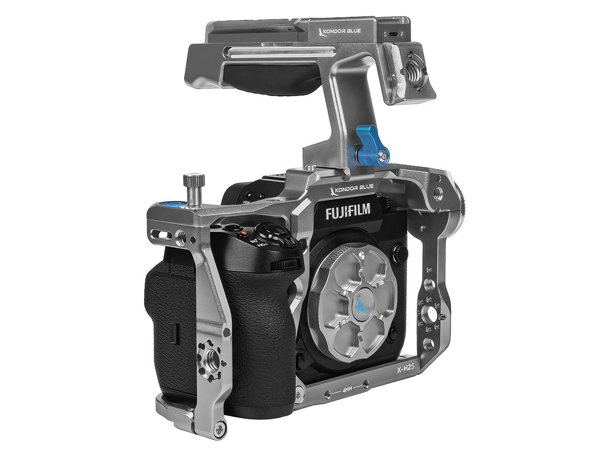 Kondor Blue Fujifilm X-H2S Cage with Top Handle - Space Grey