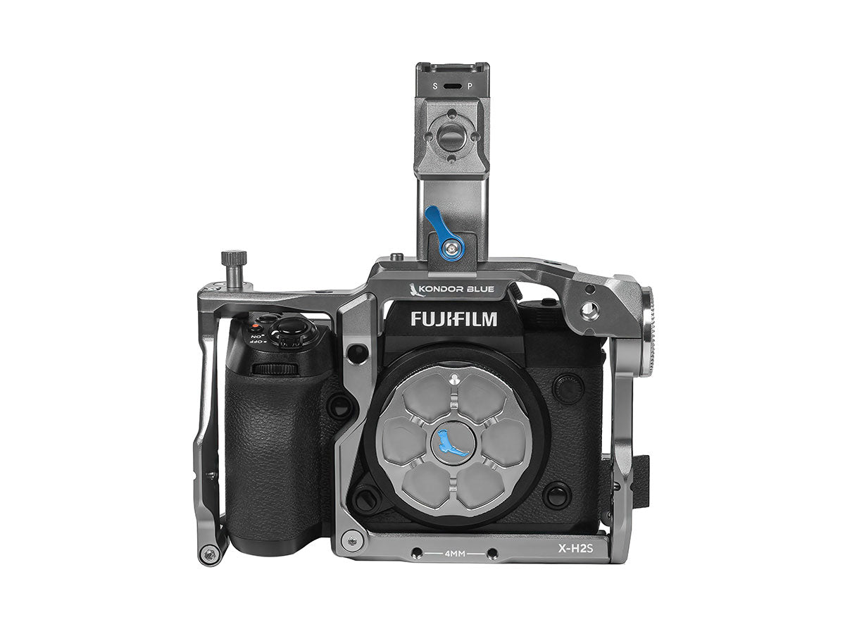 Kondor Blue Fujifilm X-H2S Cage with Top Handle - Space Grey