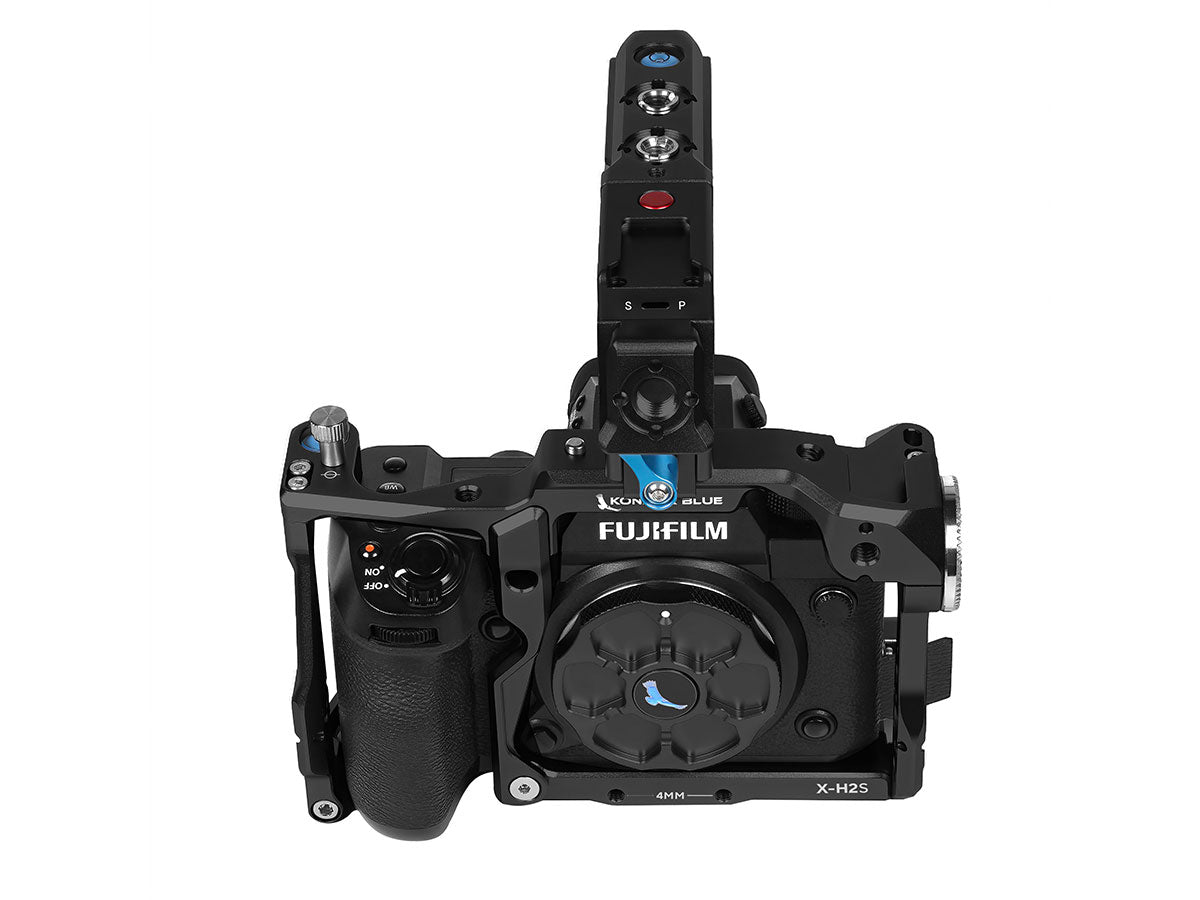 Kondor Blue Fujifilm X-H2S Cage with Top Handle - Raven Black