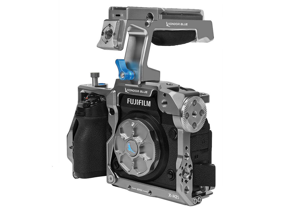 Kondor Blue Fujifilm X-H2S Cage with Top Handle - Space Grey