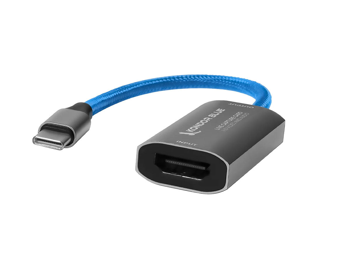 Kondor Blue HDMI to USB-C Capture Card