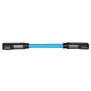 Kondor Blue 4" USB-C 3.2 Dual Right Angle Cable