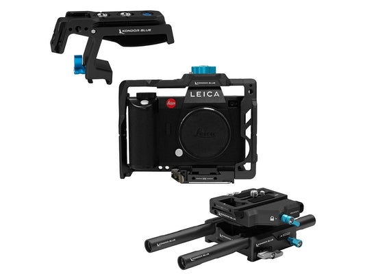 Kondor Blue Leica SL2S/SL2/SL Base Rig MKII (Raven Black)