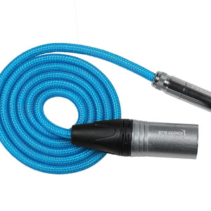 Kondor Blue Mini XLR Male to XLR Female Cable - 10ft