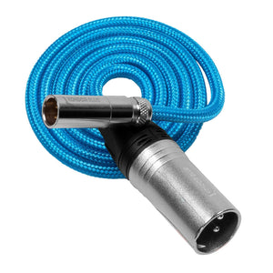 Kondor Blue Mini XLR Male to XLR Female Cable - 10ft