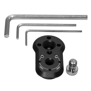 Kondor Blue Mini Quick Release Plate - Raven Black