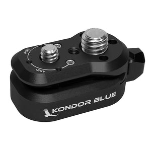 Kondor Blue Mini Quick Release Plate - Raven Black