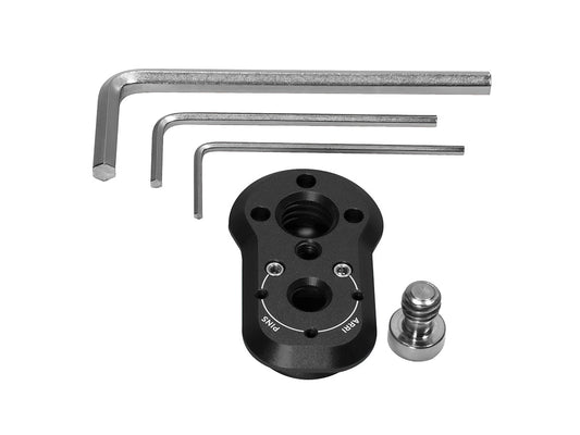 Kondor Blue Mini Quick Release Plate - Male Plate Only - Raven Black