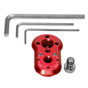 Kondor Blue Mini Quick Release Plate - Cardinal Red