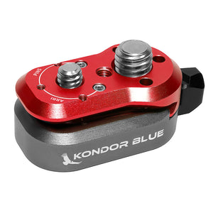 Kondor Blue Mini Quick Release Plate - Cardinal Red