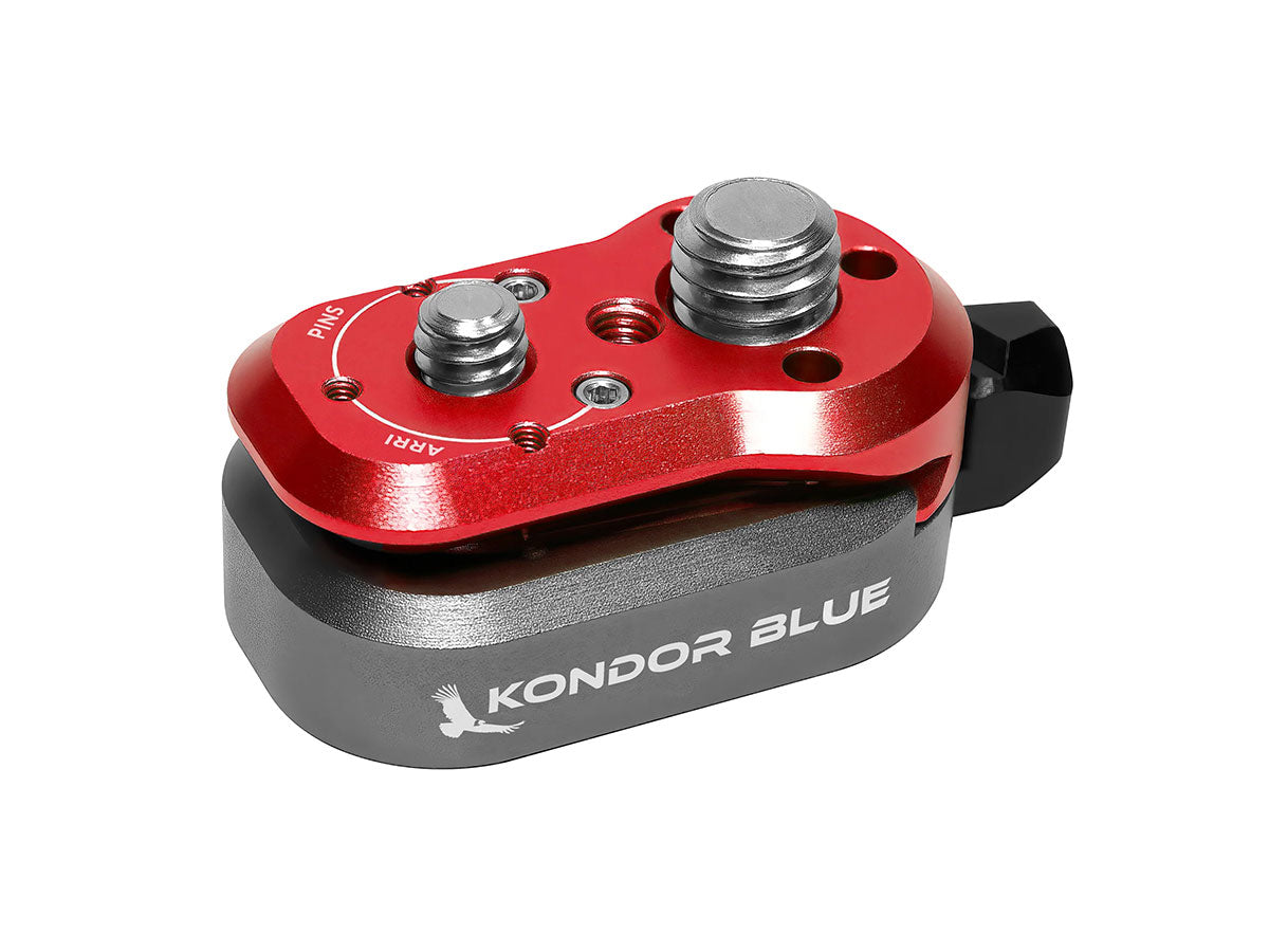 Kondor Blue Mini Quick Release Plate - Cardinal Red