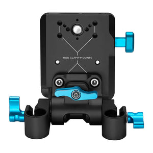 Kondor Blue Mini V-Mount Swivel Kit - Raven Black