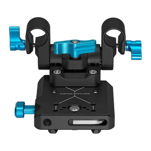 Kondor Blue Mini V-Mount Swivel Kit - Raven Black