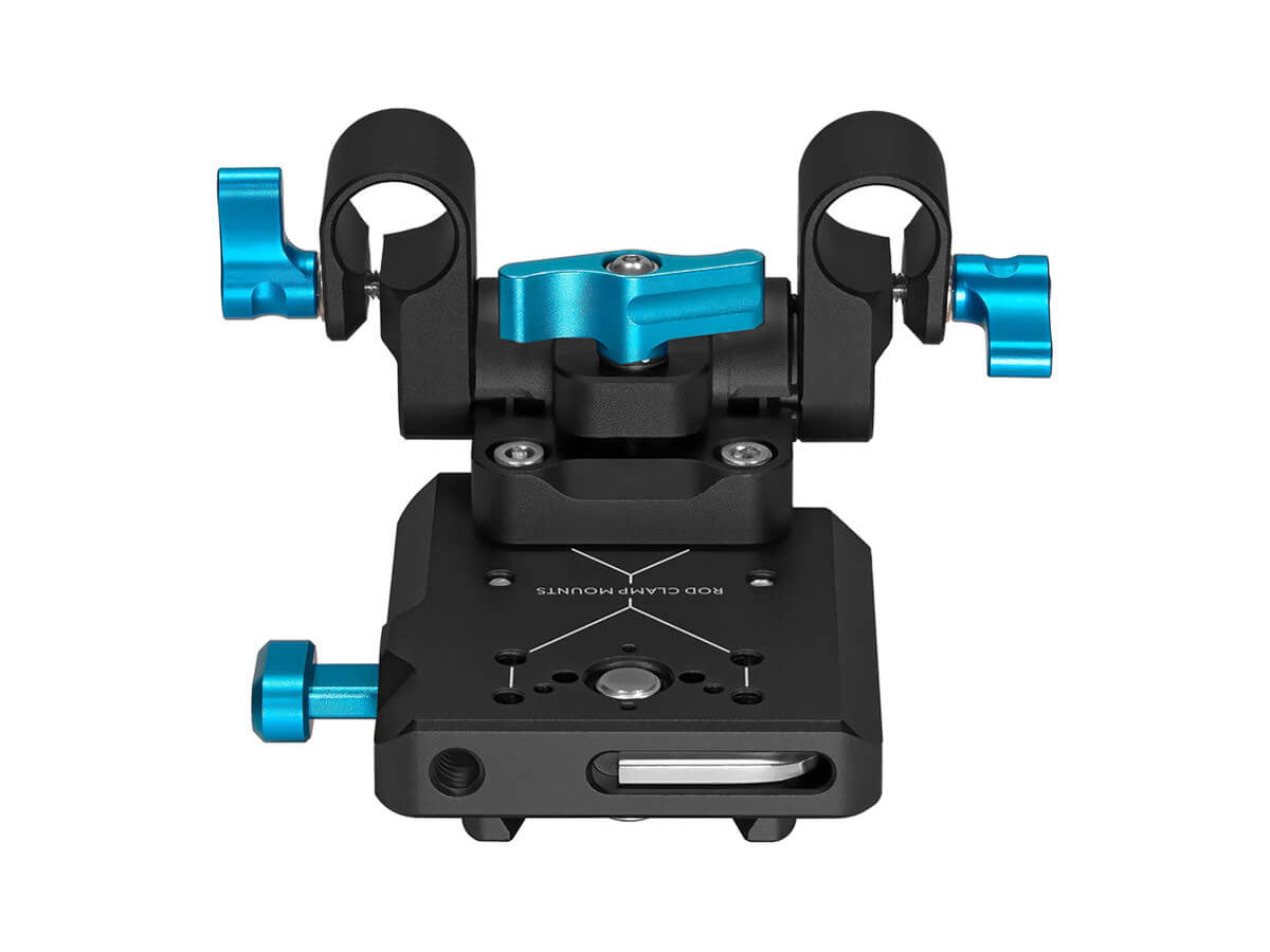 Kondor Blue Mini V-Mount Swivel Kit - Raven Black