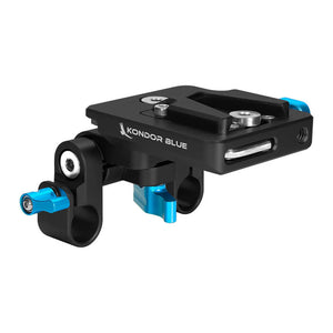 Kondor Blue Mini V-Mount Swivel Kit - Raven Black