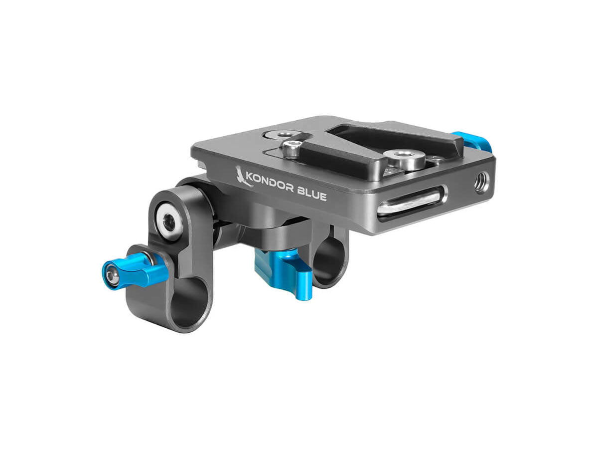 Kondor Blue Mini V-Mount Swivel Kit - Space Grey