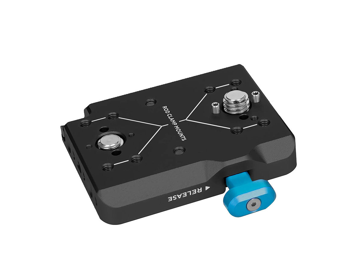 Kondor Blue Mini V-Mount Battery Plate - Raven Black