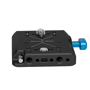 Kondor Blue Mini V-Mount Battery Plate - Raven Black