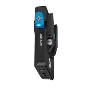 Kondor Blue Mini V-Mount Battery Plate - Raven Black
