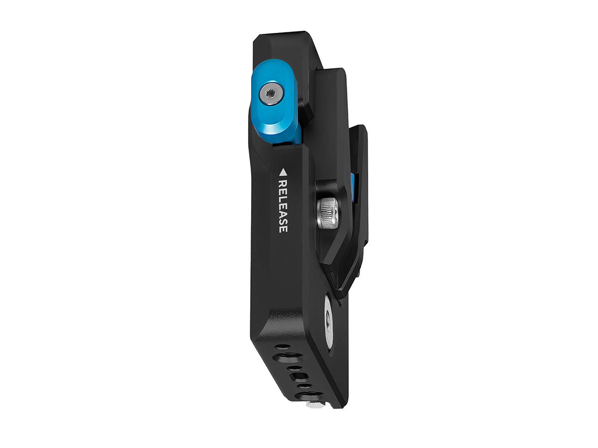 Kondor Blue Mini V-Mount Battery Plate - Raven Black
