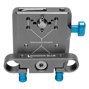 Kondor Blue Mini V-Mount Basic Rod Kit - Space Grey