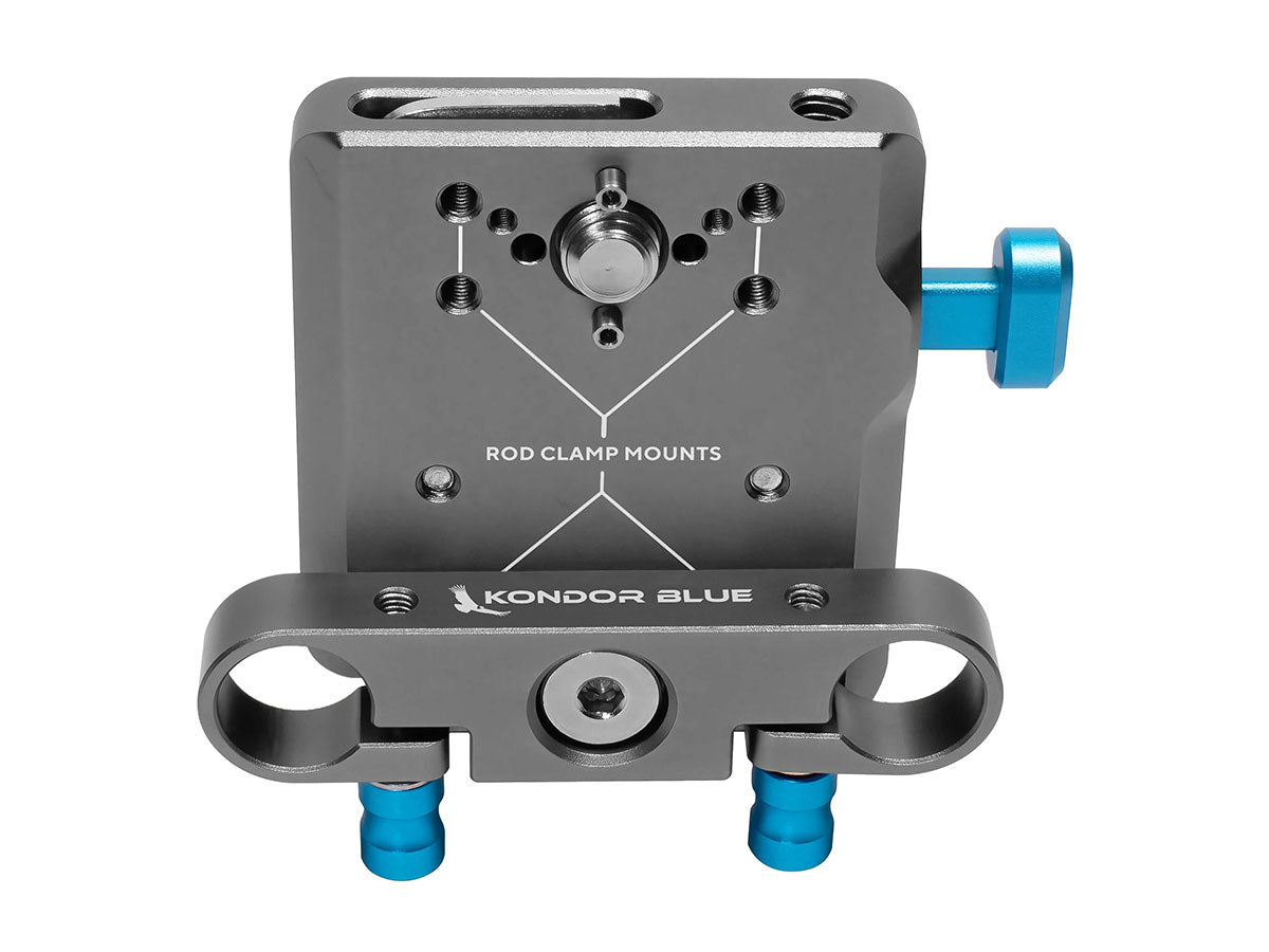 Kondor Blue Mini V-Mount Basic Rod Kit - Space Grey