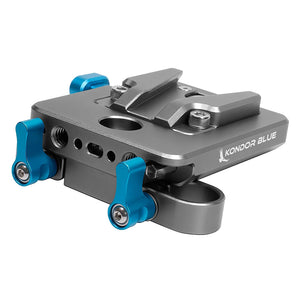Kondor Blue Mini V-Mount Basic Rod Kit - Space Grey