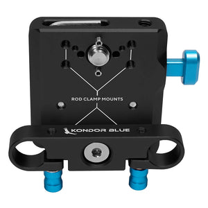 Kondor Blue Mini V-Mount Basic Rod Kit - Raven Black