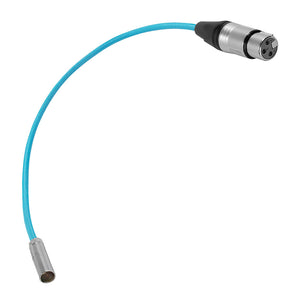 Kondor Blue Mini XLR Male to XLR Female Audio Cable - Blue