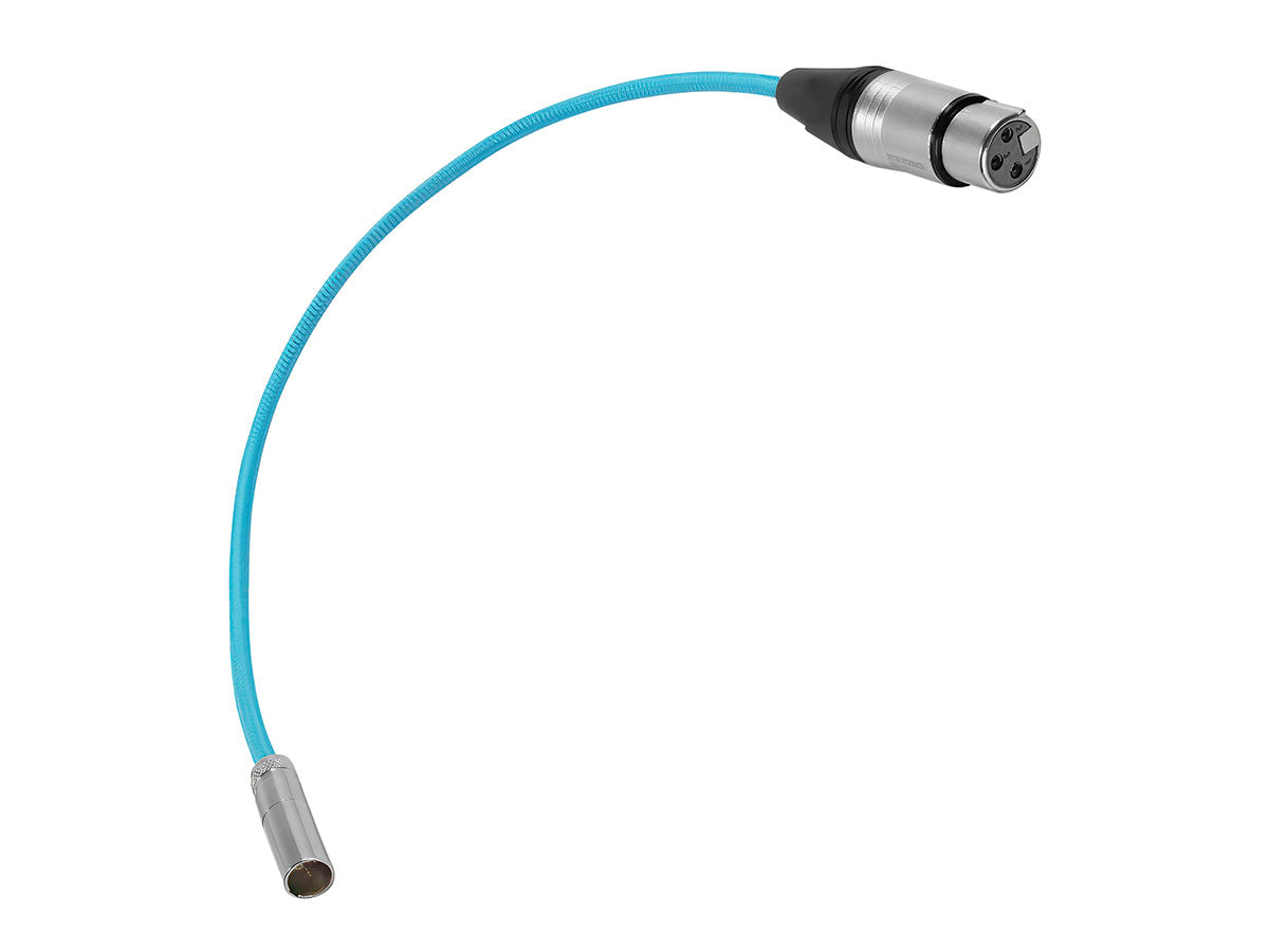 Kondor Blue Mini XLR Male to XLR Female Audio Cable - Blue