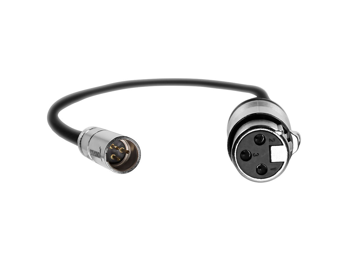 Kondor Blue Mini XLR Male to XLR Female Audio Cable - Black