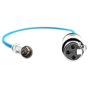 Kondor Blue Mini XLR Male to XLR Female Audio Cable - Blue