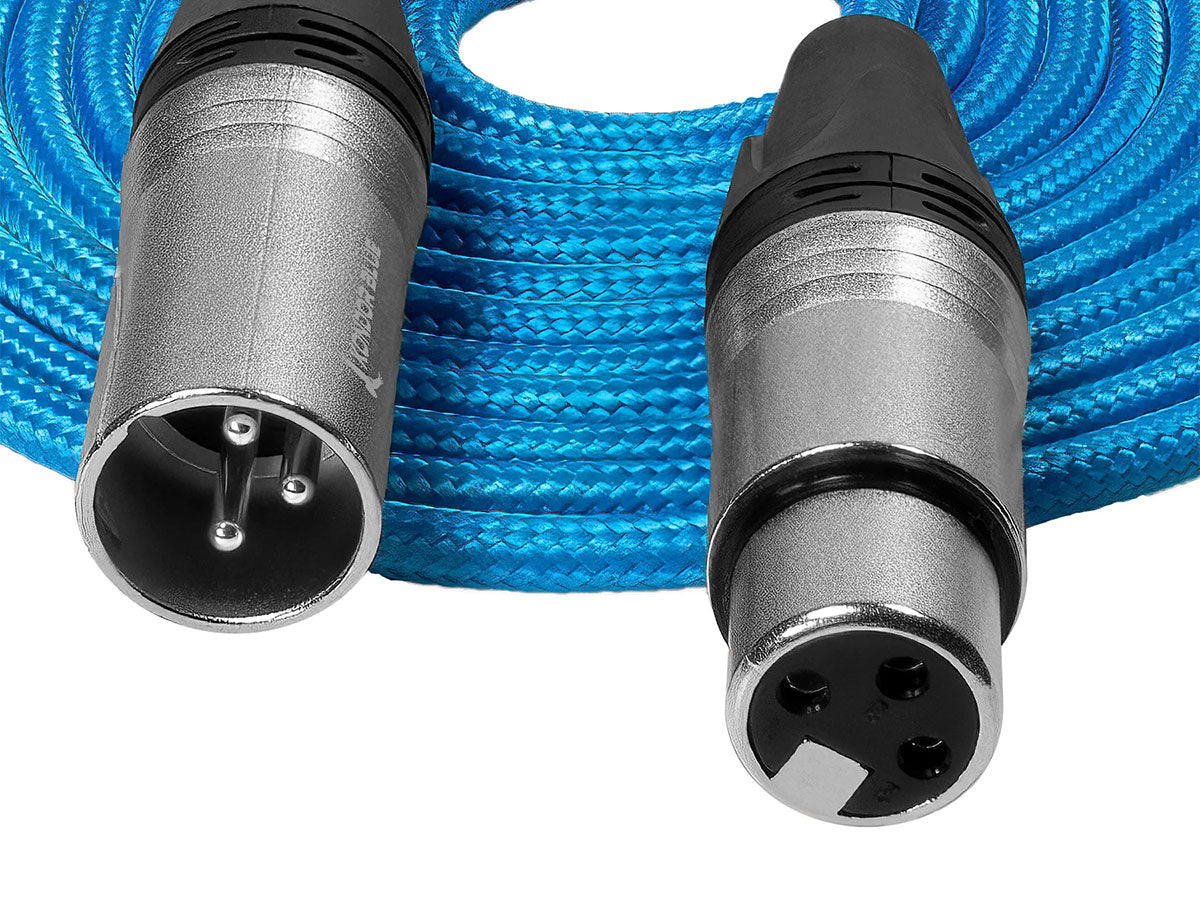 Kondor Blue Male XLR to Female XLR - 10ft