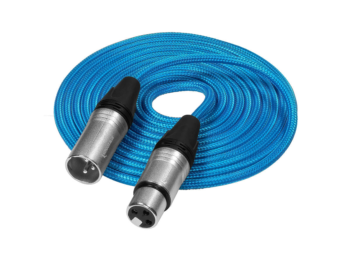 Kondor Blue Male XLR to Female XLR - 10ft