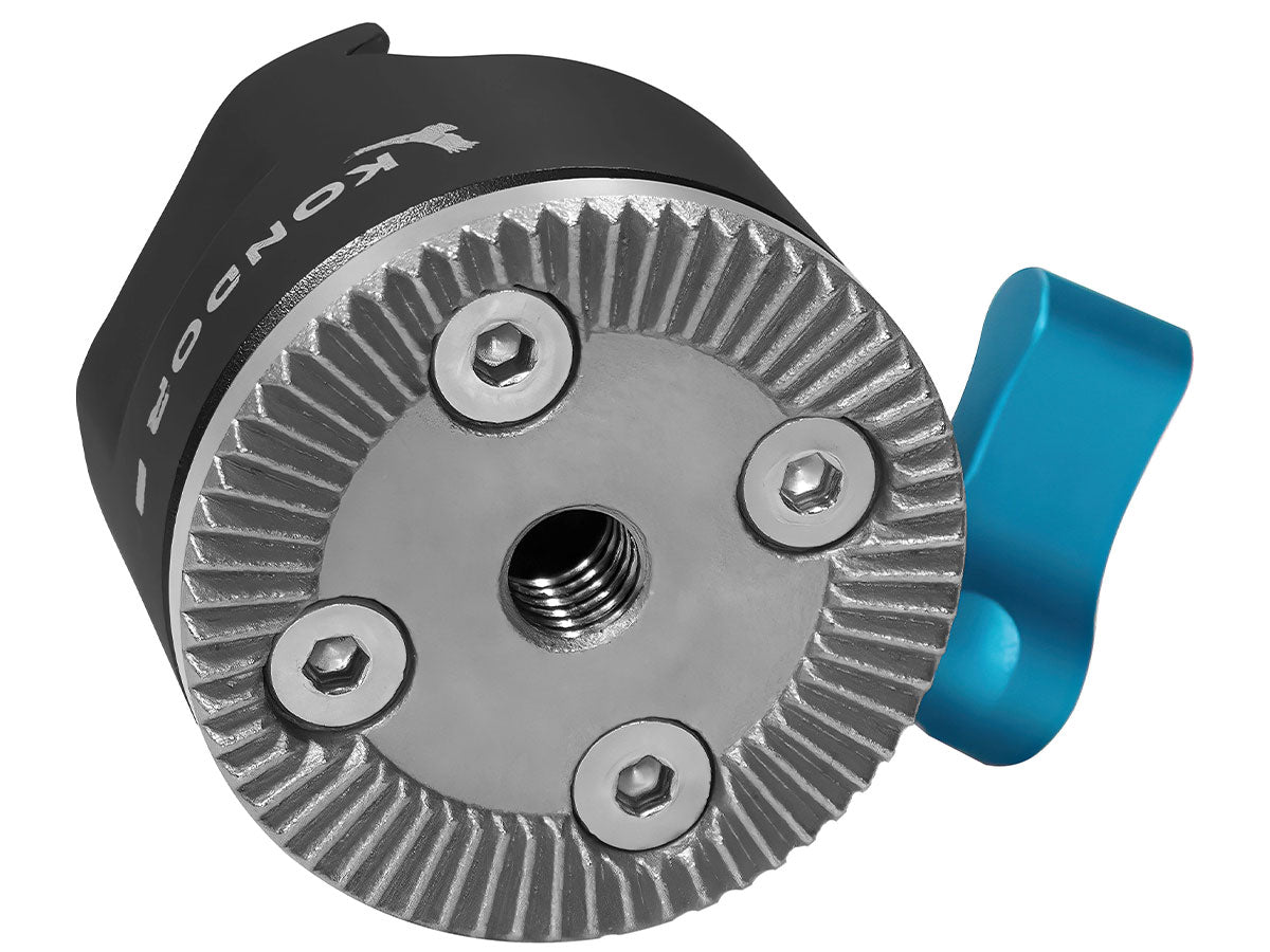 Kondor Blue NATO Clamp to ARRI Rosette - Black
