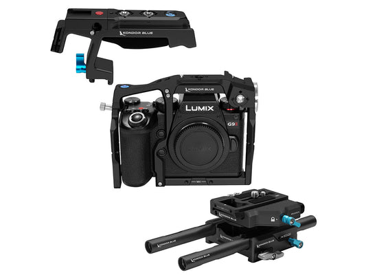 Kondor Blue Panasonic LUMIX G9 II Base Rig MKII (Raven Black)