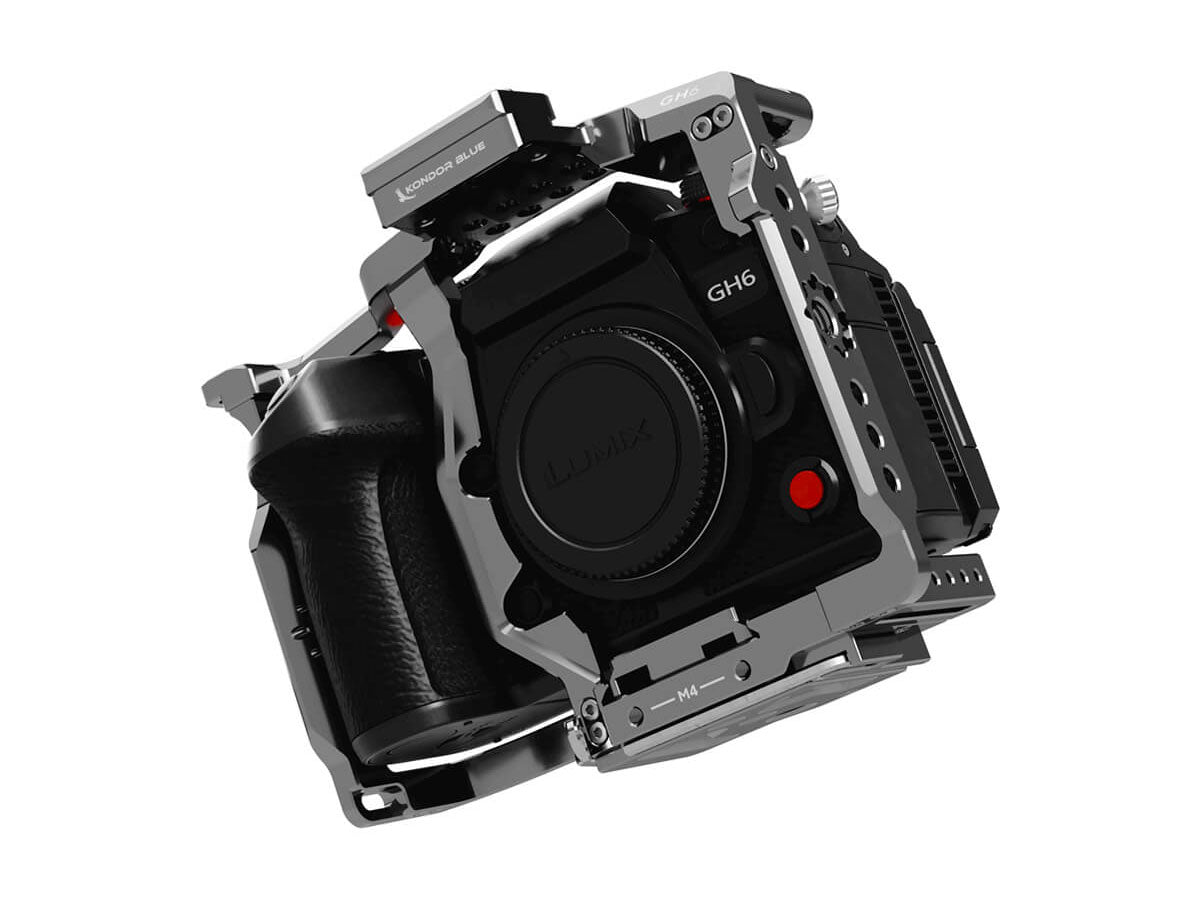 Kondor Blue Panasonic LUMIX GH6 Cage (w/ Top Handle) - Space Grey