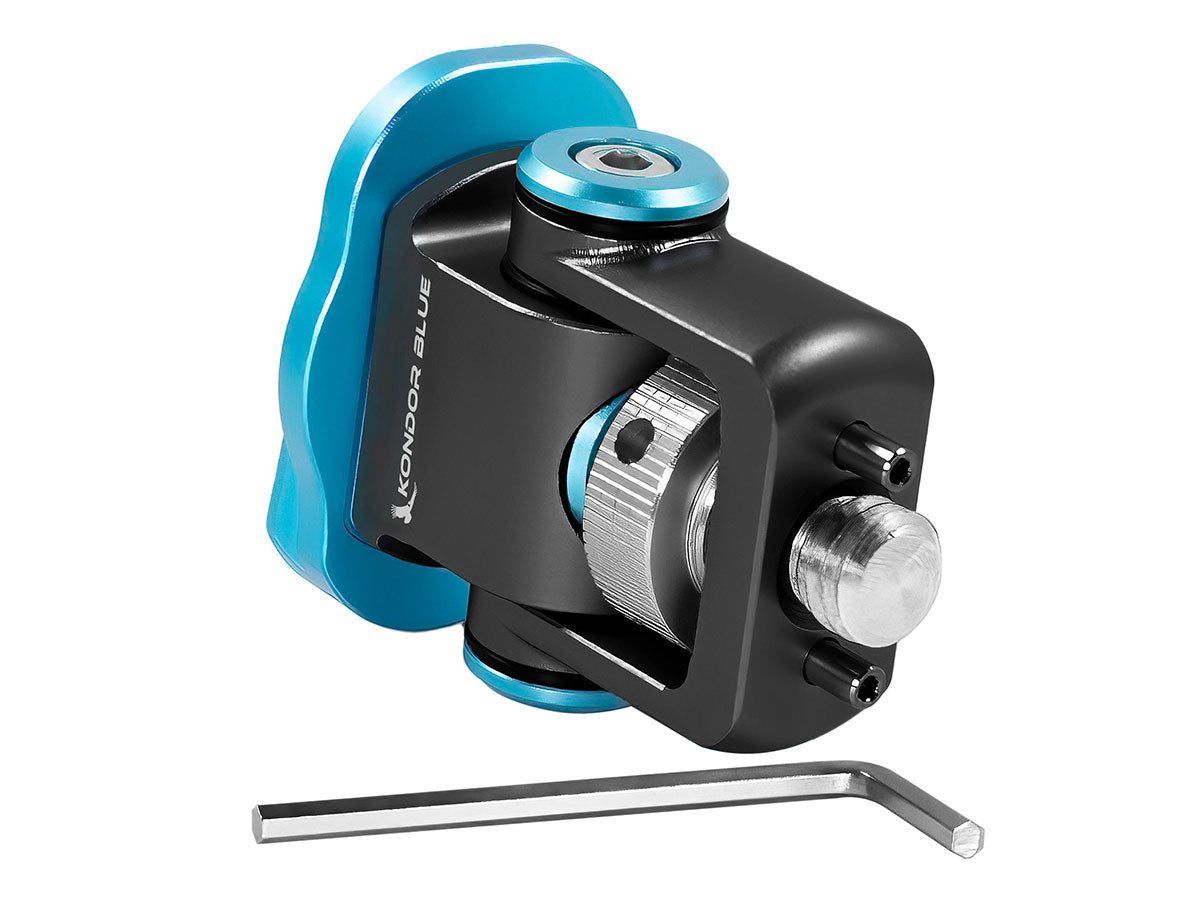 Kondor Blue Pro Monitor Mount with Mini Quick Release Built-in (Tilt/Pan) - Black