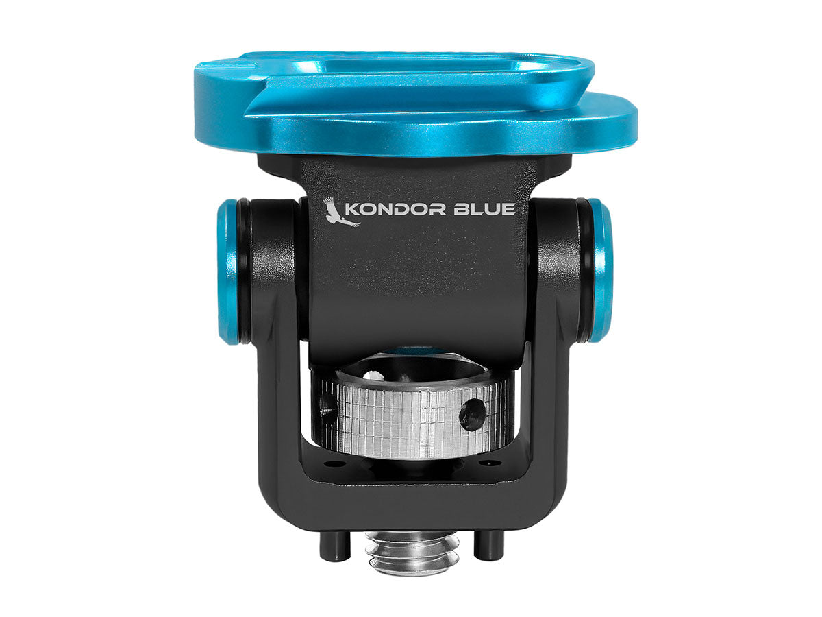 Kondor Blue Pro Monitor Mount with Mini Quick Release Built-in (Tilt/Pan) - Black