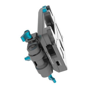 Kondor Blue Gold Mount Pro Battery Plate with Swiveling Rod Block - Space Grey