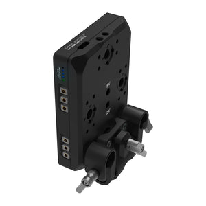 Kondor Blue Gold Mount Pro Battery Plate with Swiveling Rod Block - Raven Black